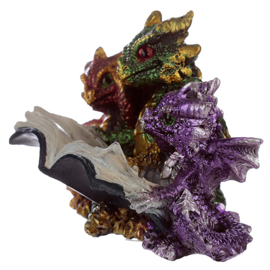 Reading Dragon Trio Ornament