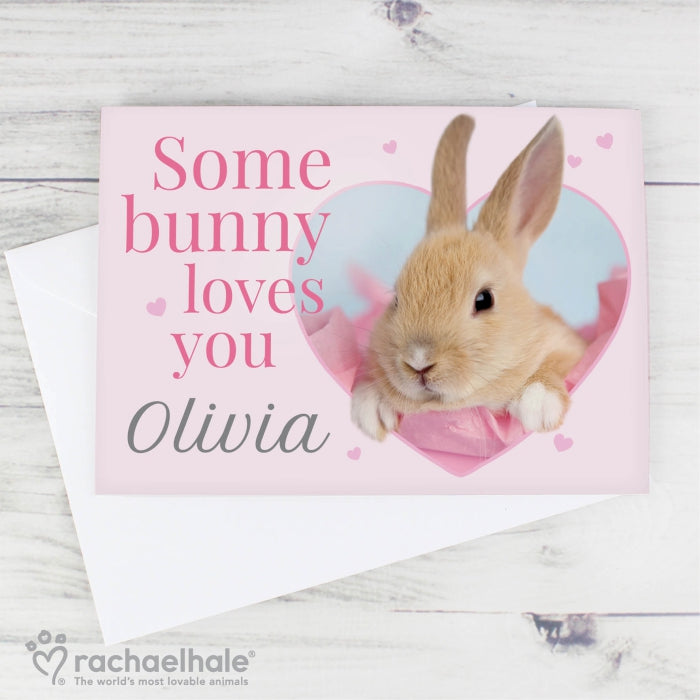 Any Occasion Personalised 'Some Bunny' Card
