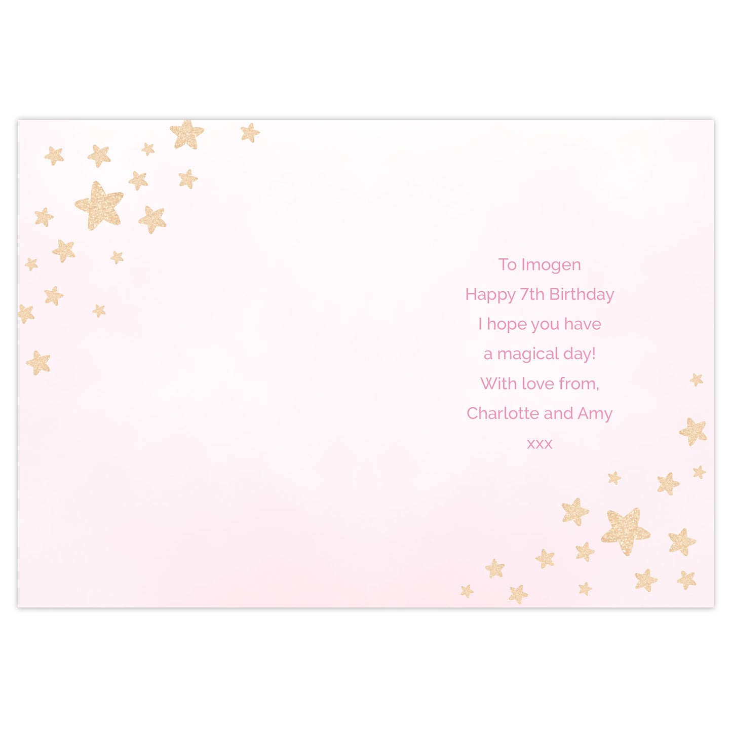 Any Occasion Personalised Swan Lake Card