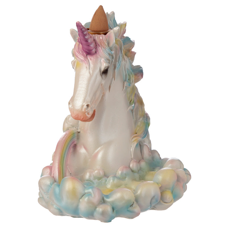 Backflow Incense Burner - Rainbow Unicorn