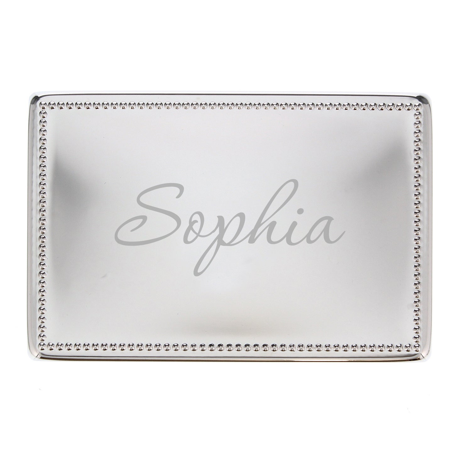 Personalised Rectangular Jewellery Box (Name Only)
