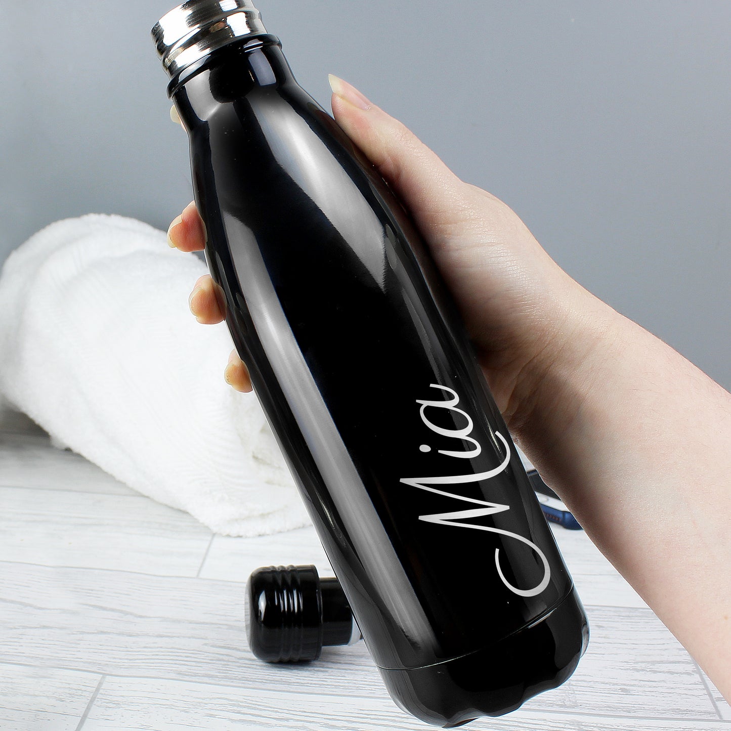 Personalised Metal Insulated Drinks Bottle - Various Colours