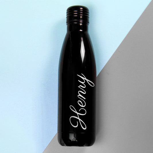 Personalised Metal Insulated Drinks Bottle - Various Colours