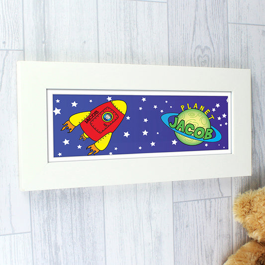 Personalised Space Name Frame