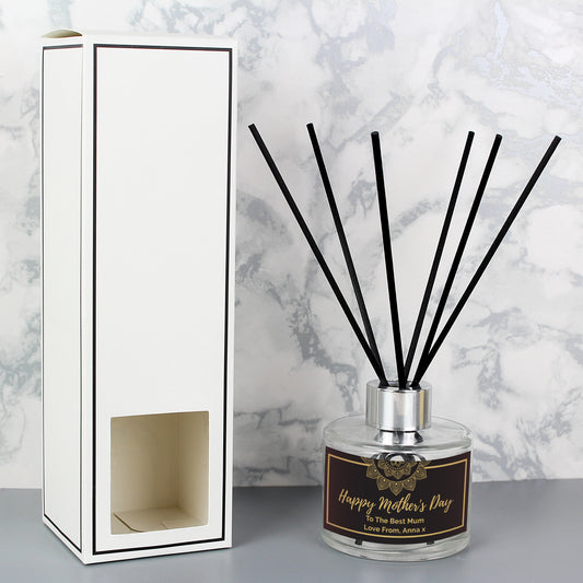 Personalised Gold Mandala Reed Diffuser - Updated Desgin