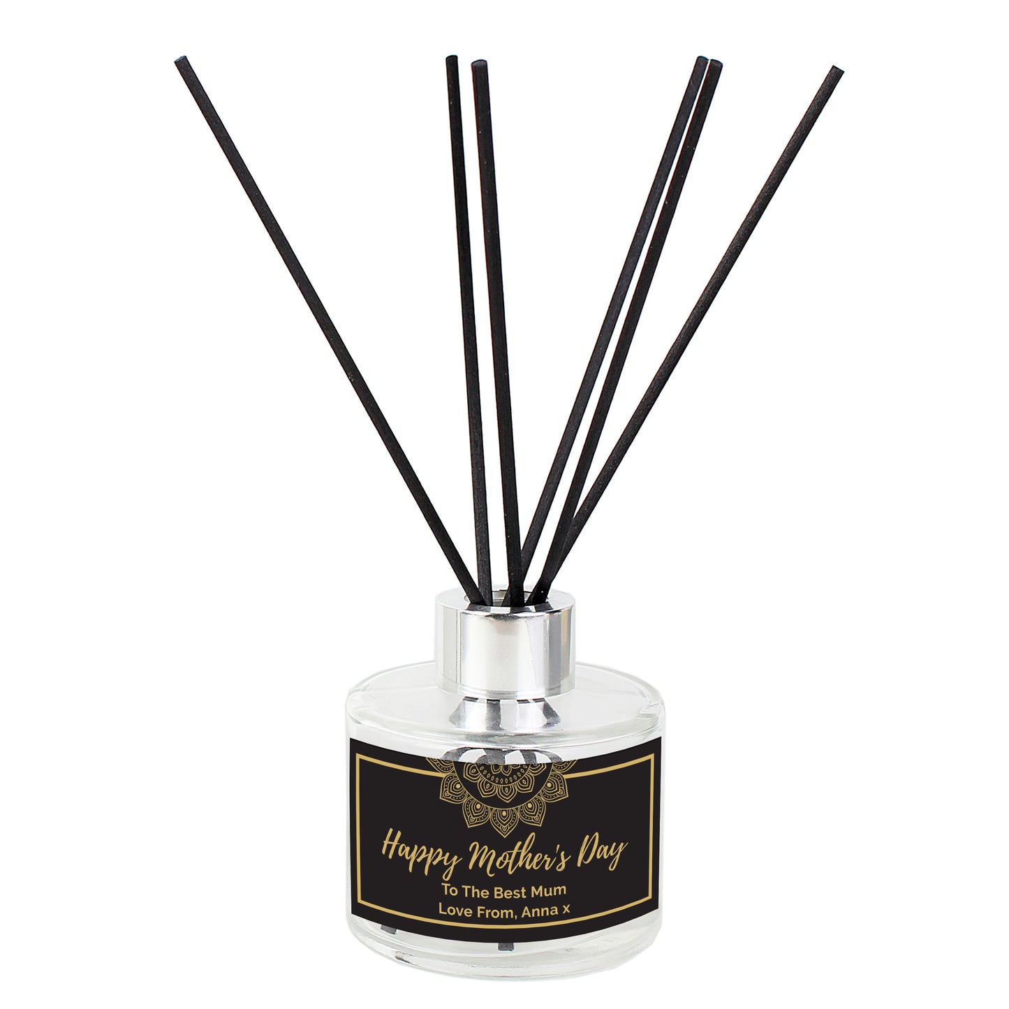 Personalised Gold Mandala Reed Diffuser - Updated Desgin
