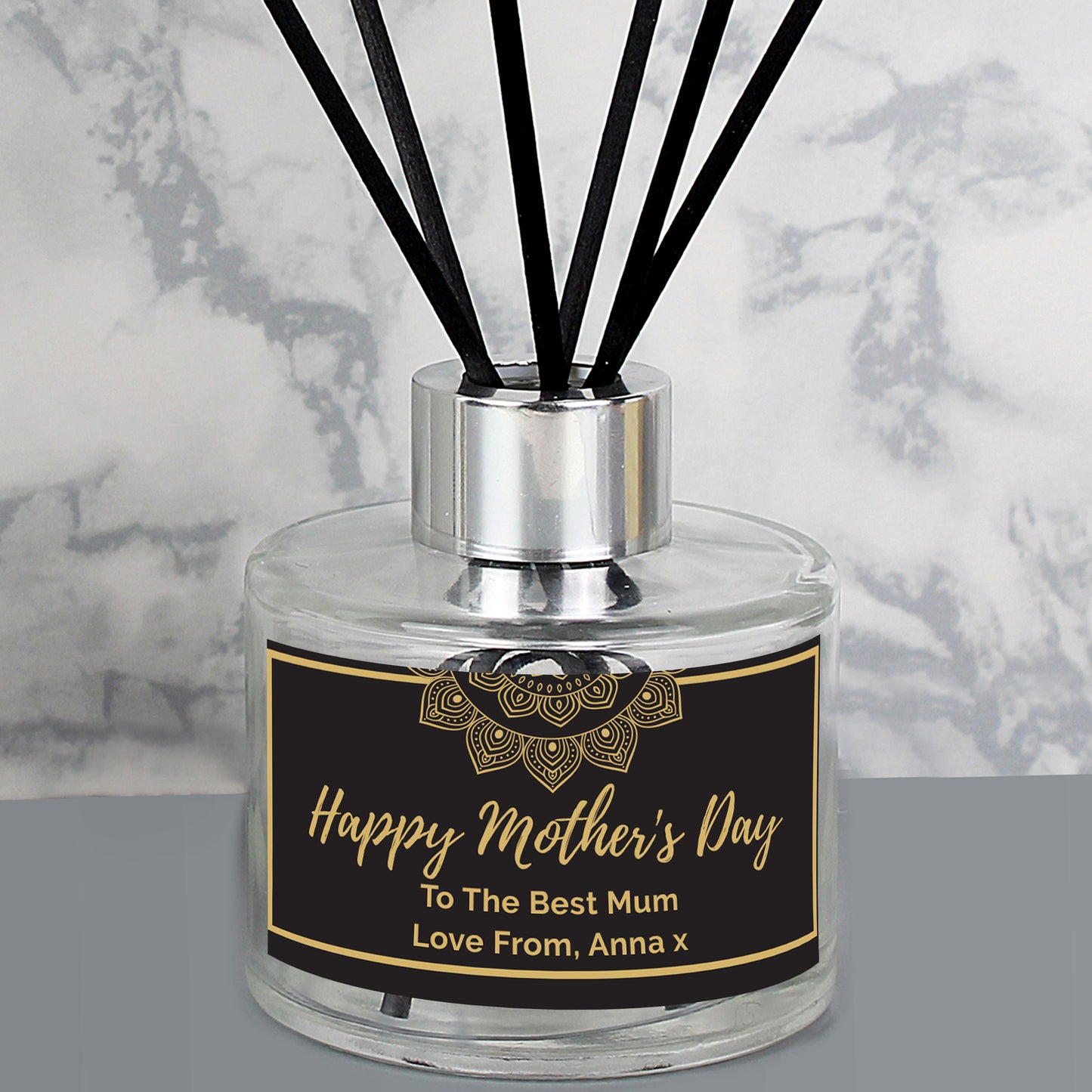 Personalised Gold Mandala Reed Diffuser - Updated Desgin
