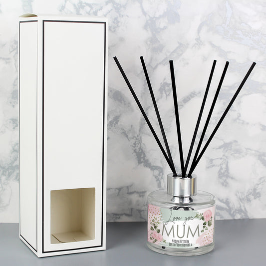 Personalised 'Love You' Abstract Rose Reed Diffuser