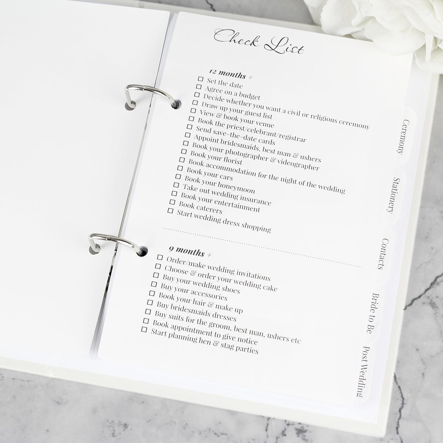 Personalised Wedding Planner - Happily Ever After Design