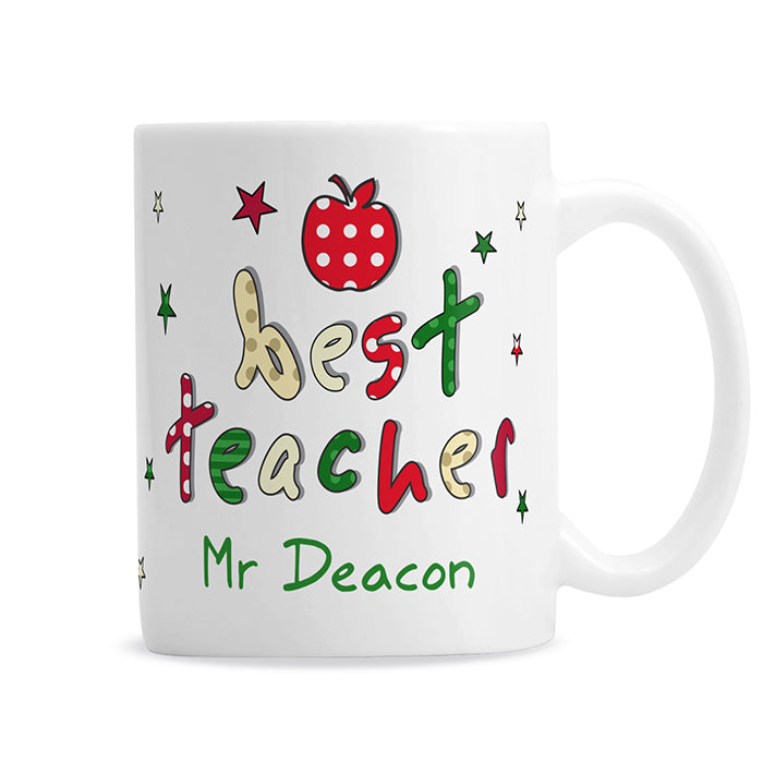 Personalised 'Best Teacher' Mug
