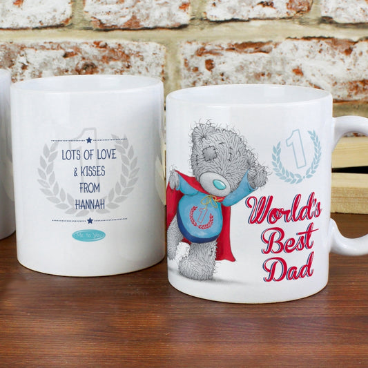Personalised Me To You 'World's Best' Super Dad/Step Dad/Uncle/Grandfather Mug