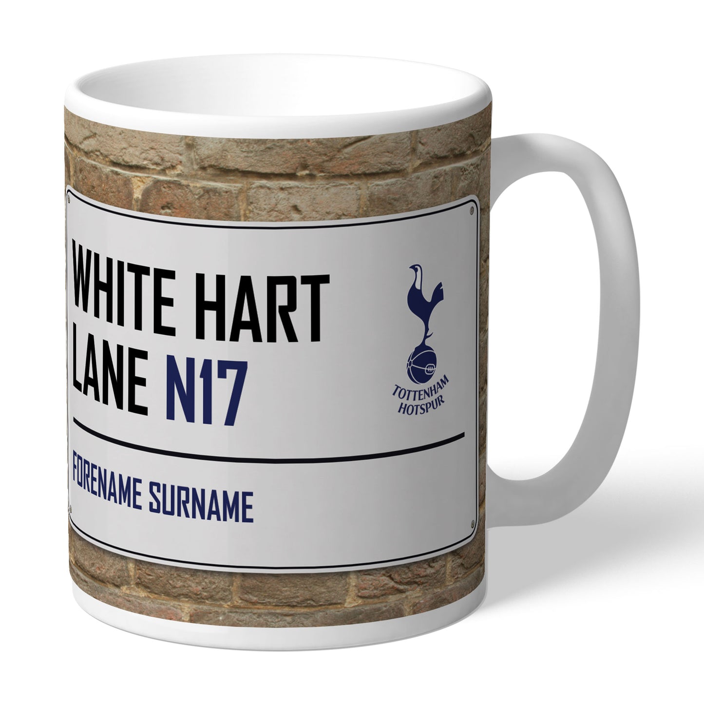 Personalised Football Team Street Sign Mugs - 8 Clubs Available