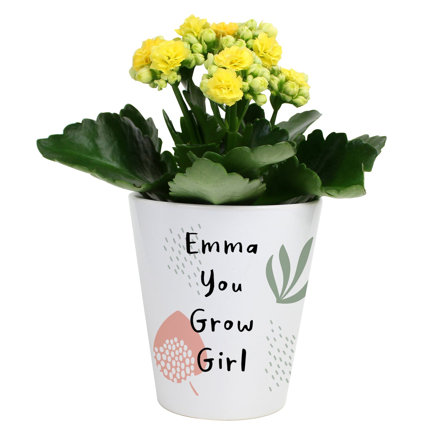 Personalised Abstract Pattern Ceramic Plant Pot