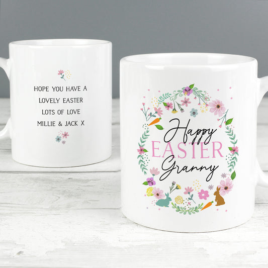 Personalised Easter Springtime Mug