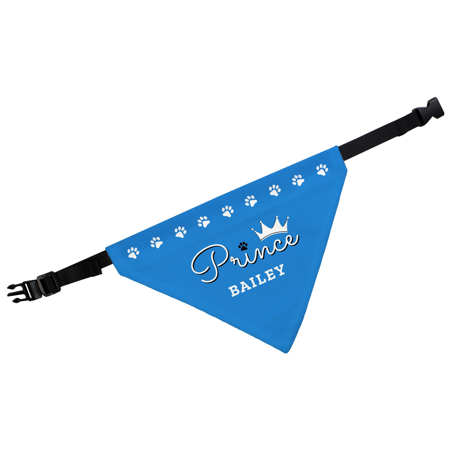 Personalised Prince or Princess Dog Bandana