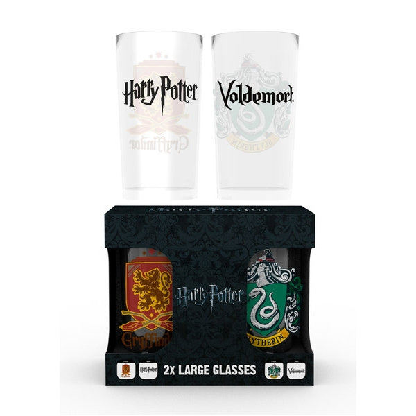 Reduced to Clear: Harry Potter Crest Pack (Gryffindor & Slytherin) - Twin Pack