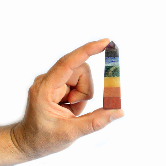 Gemstone Chakra (Rainbow) Obelisk