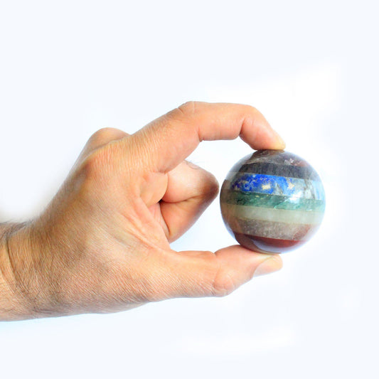 Gemstone Chakra (Rainbow) Sphere