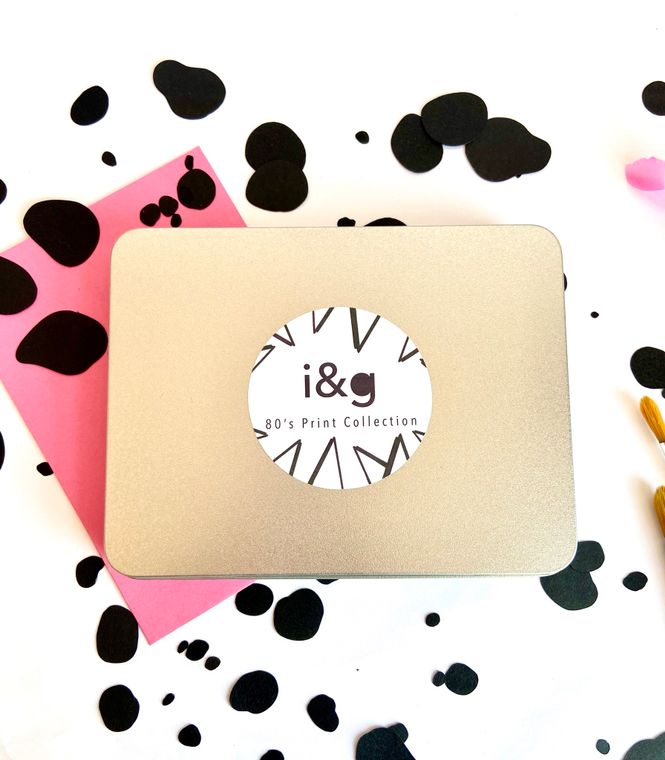 Eco Friendly - Hand Painted Wooden Earrings Gift Set - 80’s Collection