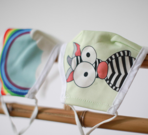 Zebra Reusable Face Mask including 1 PM2.5 Filter (Small - Child)