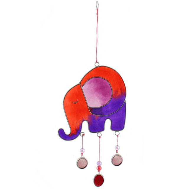 Elephant Suncatcher - various colours available