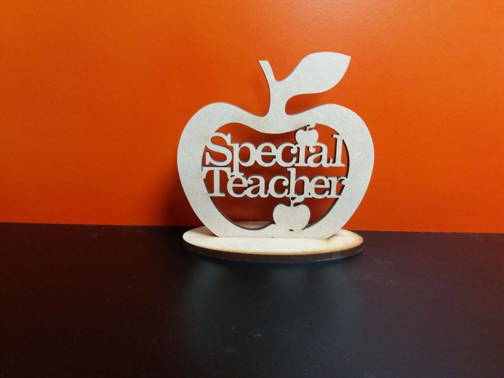 Wooden Special Teacher Apple With Stand