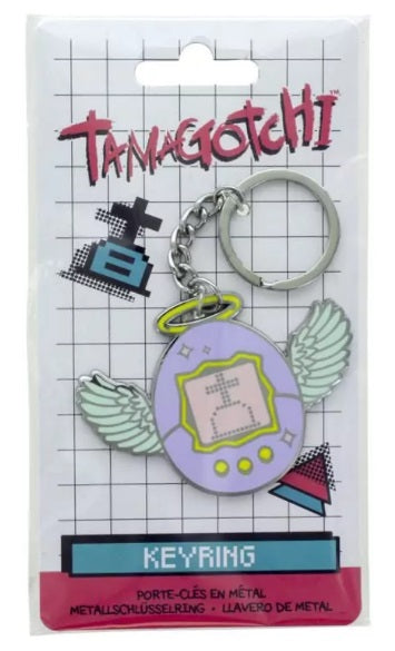 Tamagotchi Shaped Keyring
