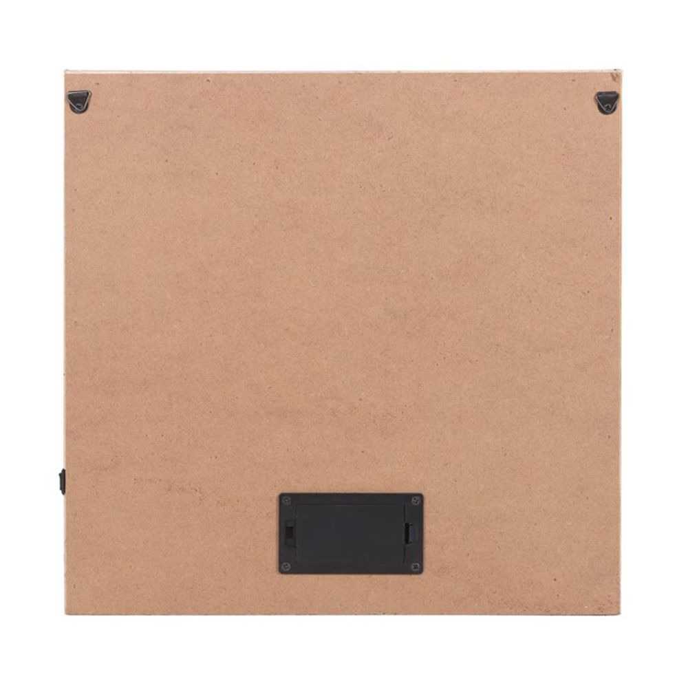 Forest Bee Light Up Canvas Plaque (30cm x 30cm)