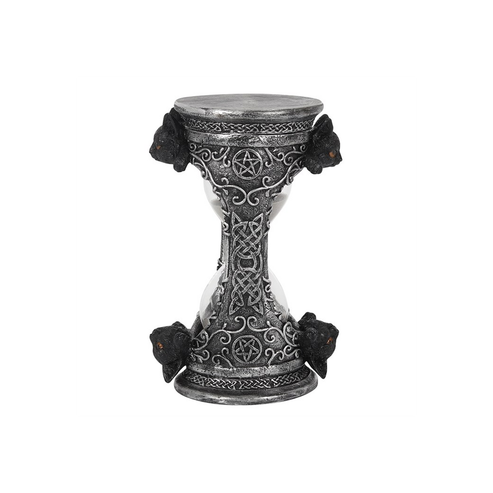 Black Cat Hourglass (17cm)