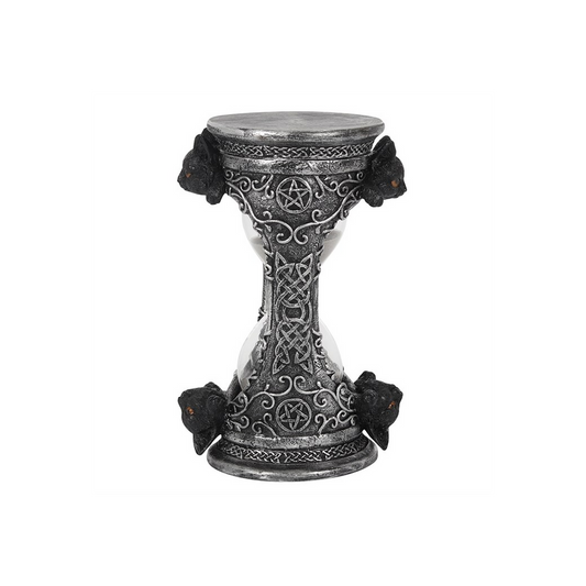 Black Cat Hourglass (17cm)