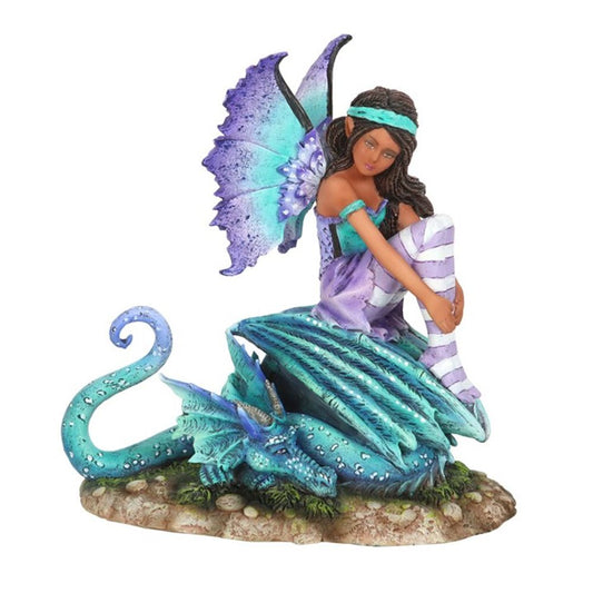 Dragon Perch Fairy Figurine by Amy Brown (16cm)