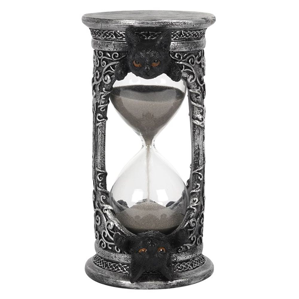 Black Cat Hourglass (17cm)