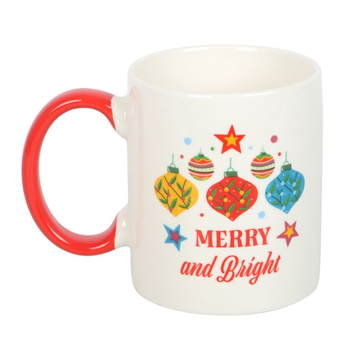 Merry and Bright Christmas Bauble Mug