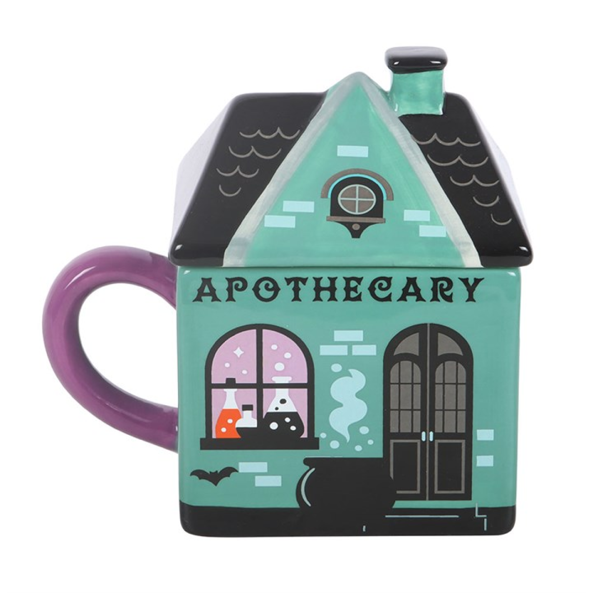 Apothecary Shop - Halloween Themed Lidded Mug