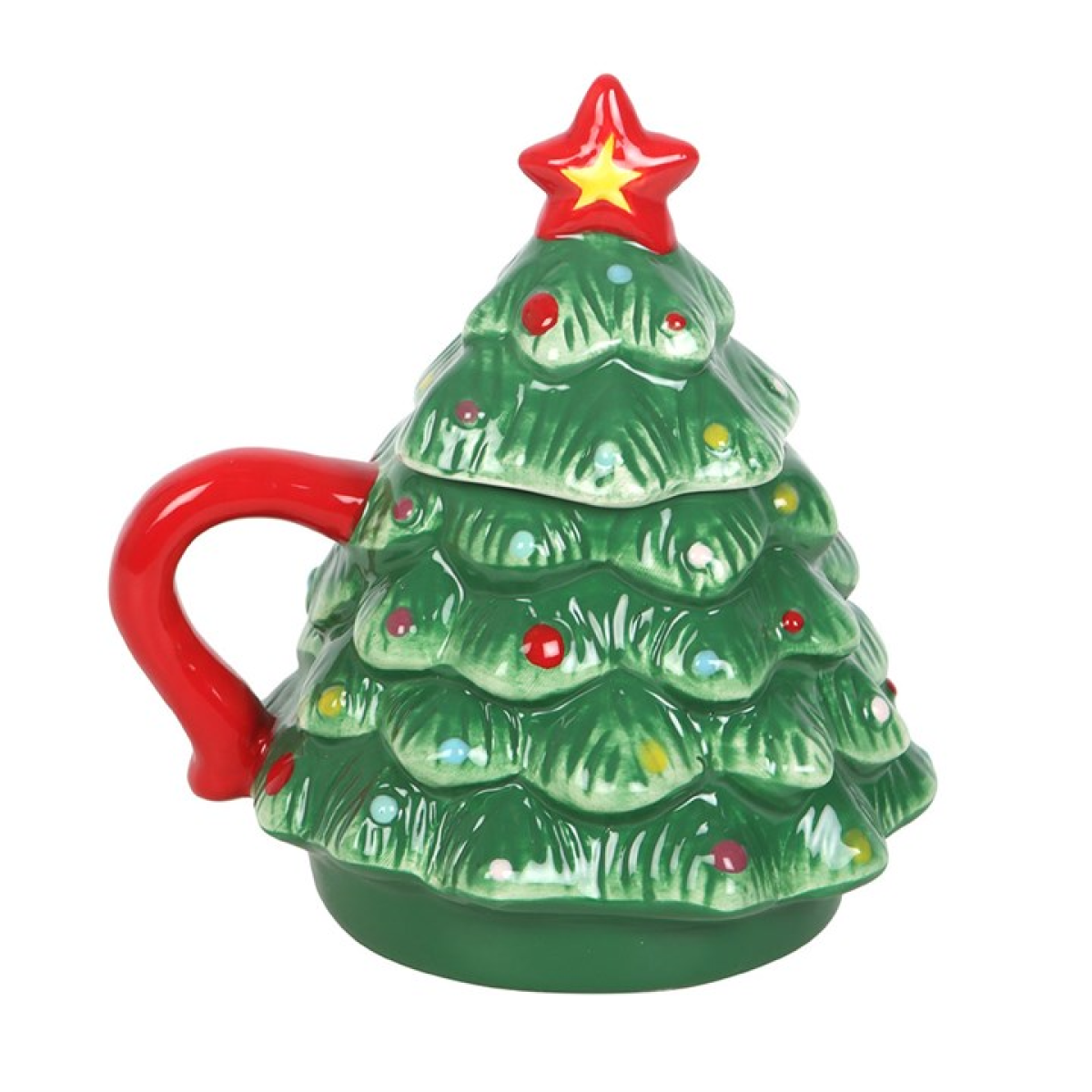 Nostalgic Christmas Tree Mug with Lid