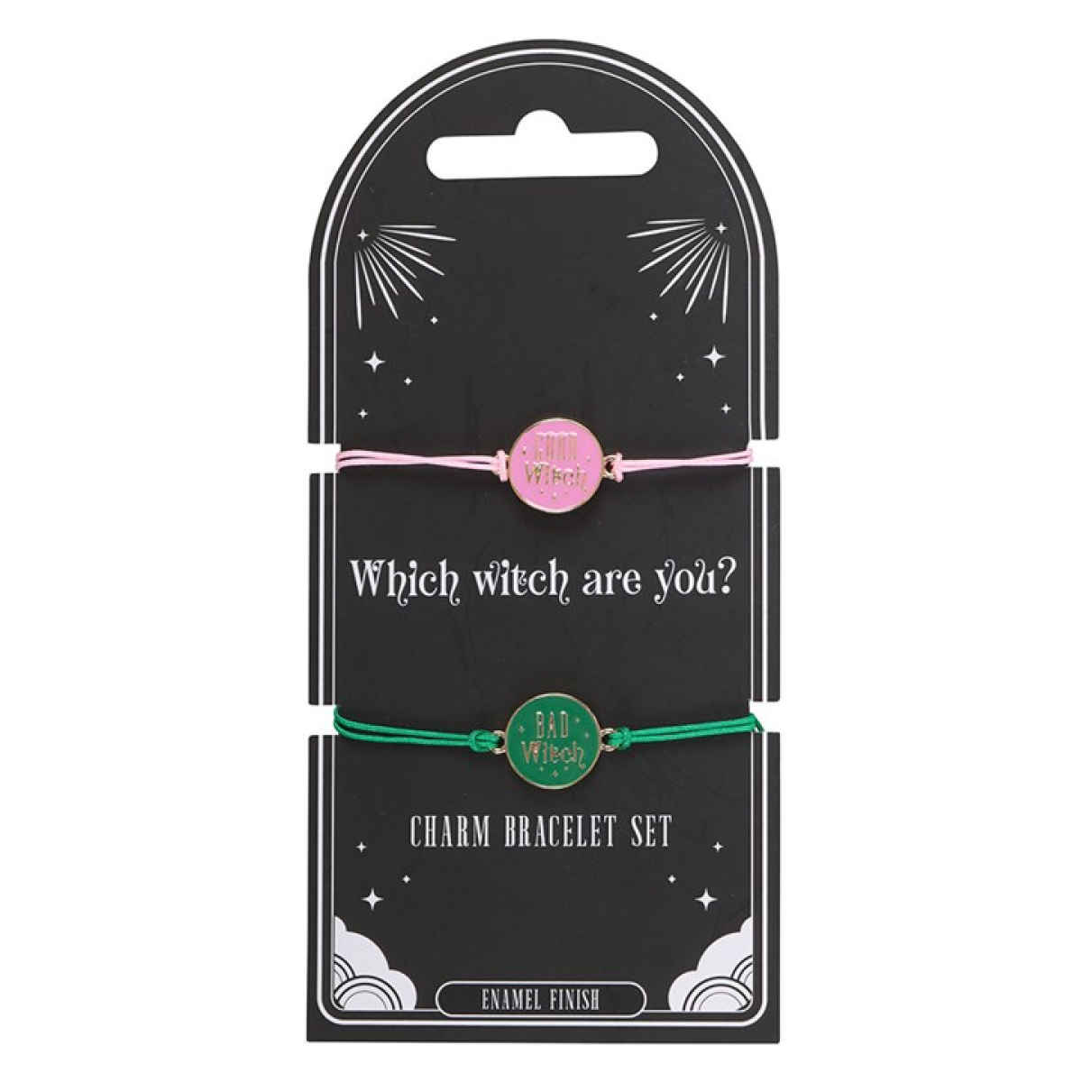 Set of 2 Bracelets - Good Witch and Bad Witch