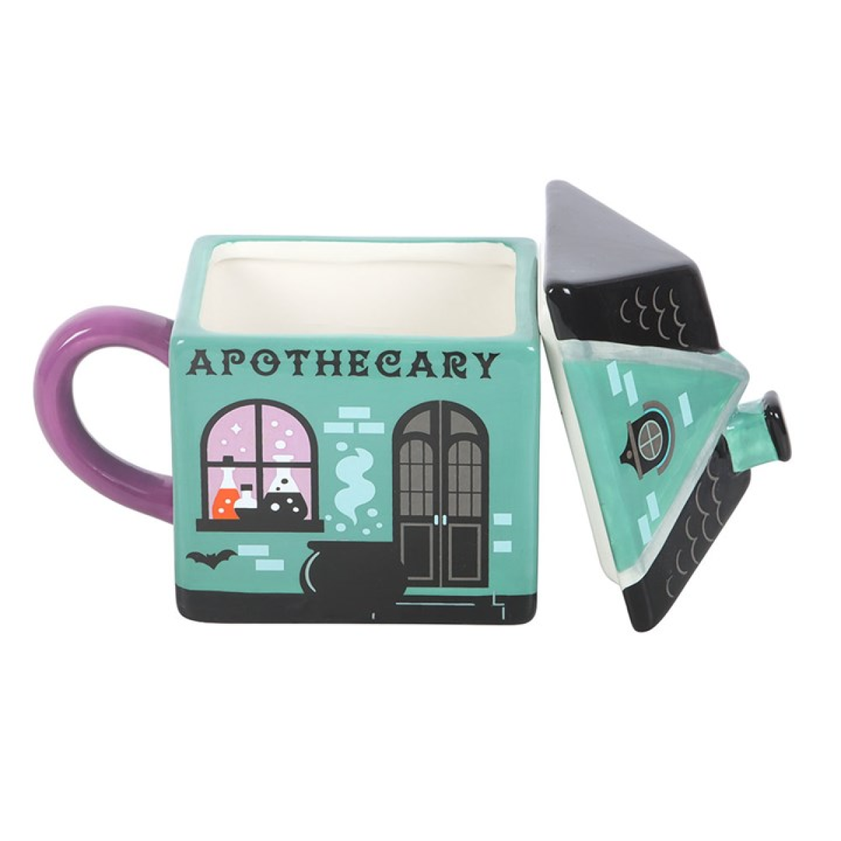 Apothecary Shop - Halloween Themed Lidded Mug