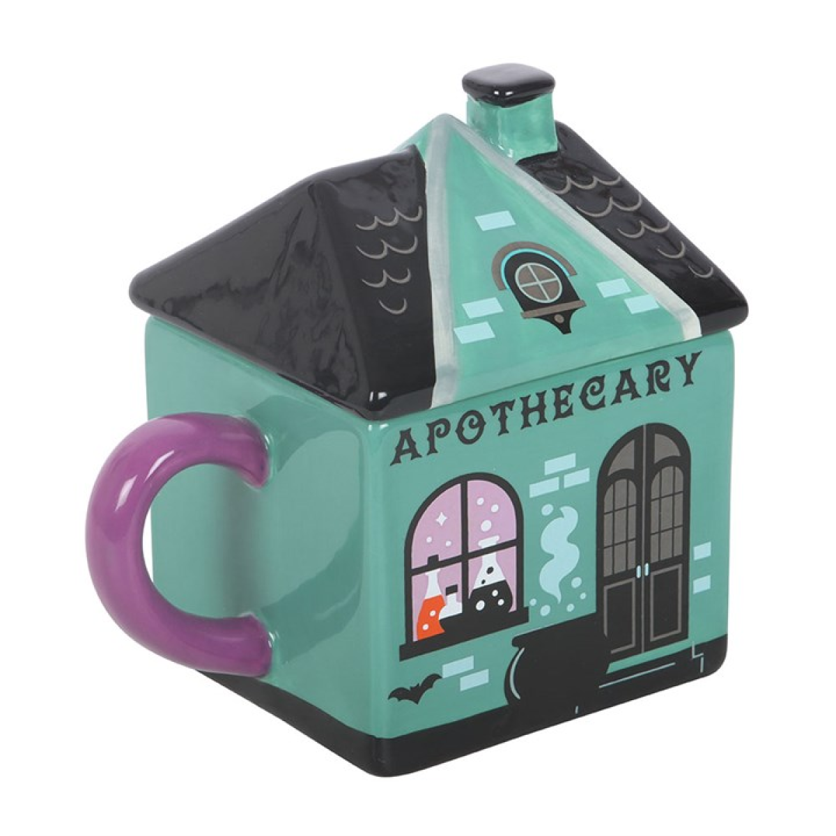 Apothecary Shop - Halloween Themed Lidded Mug