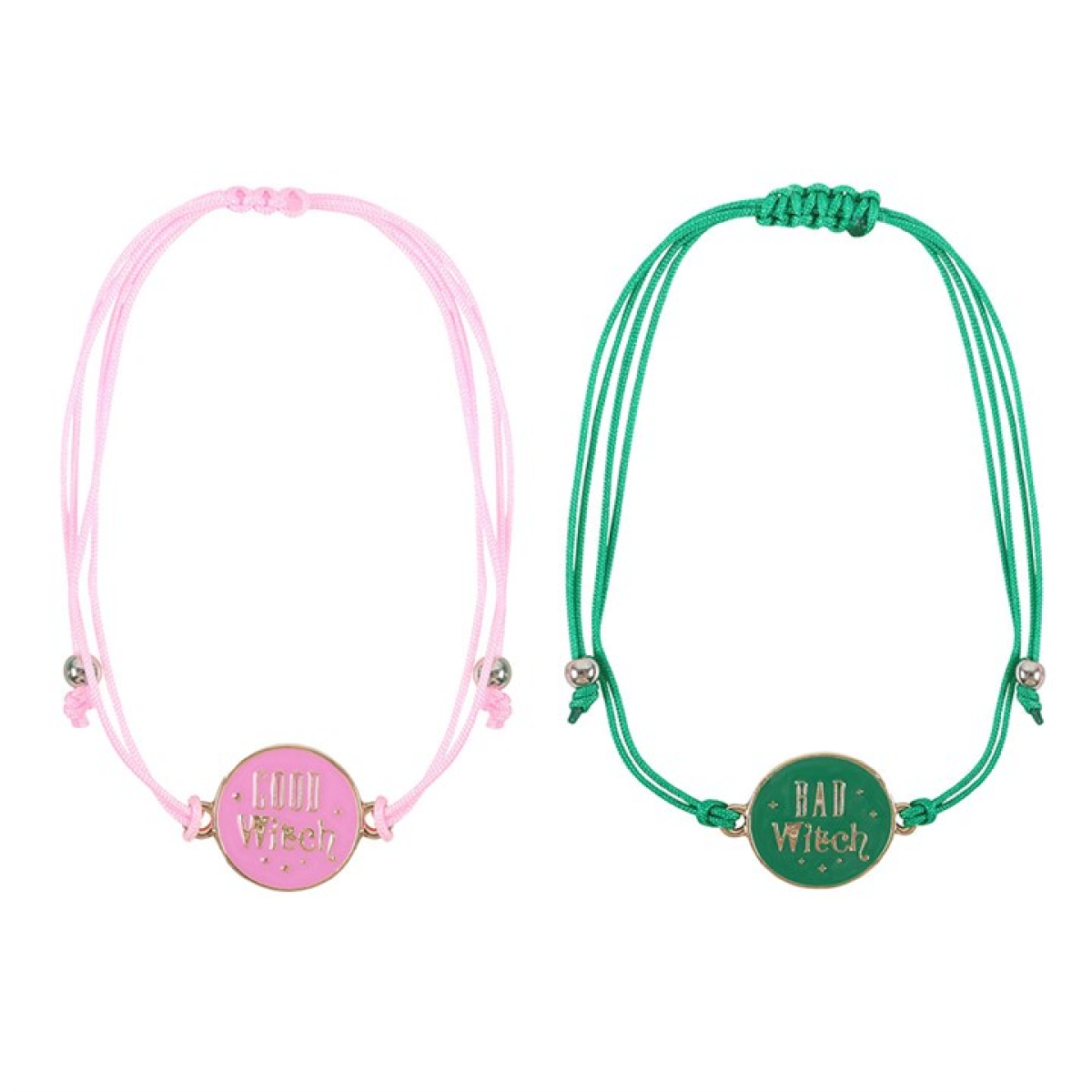 Set of 2 Bracelets - Good Witch and Bad Witch
