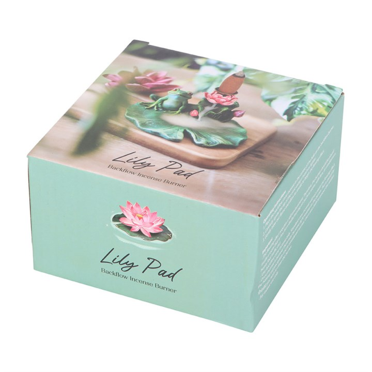 Lily Pad and Frog Backflow Incense Burner