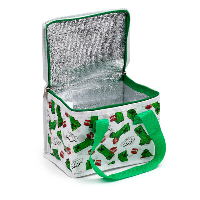 Minecraft Creeper & TNT RPET Cool Bag/Lunch Bag