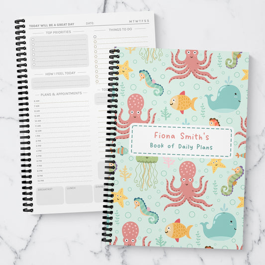 Under the Sea Personalised A5 Daily Planner