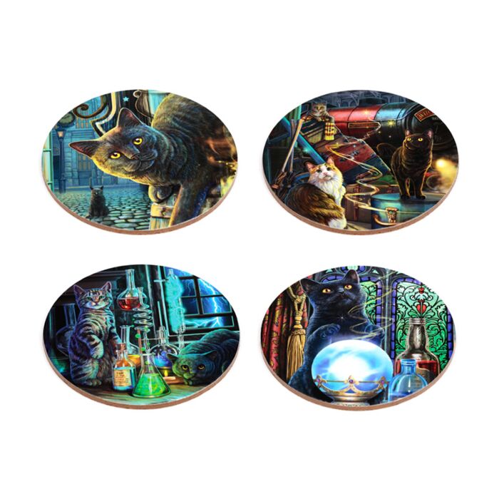 Cats Coaster Set - Set of 4 Lisa Parker Designs