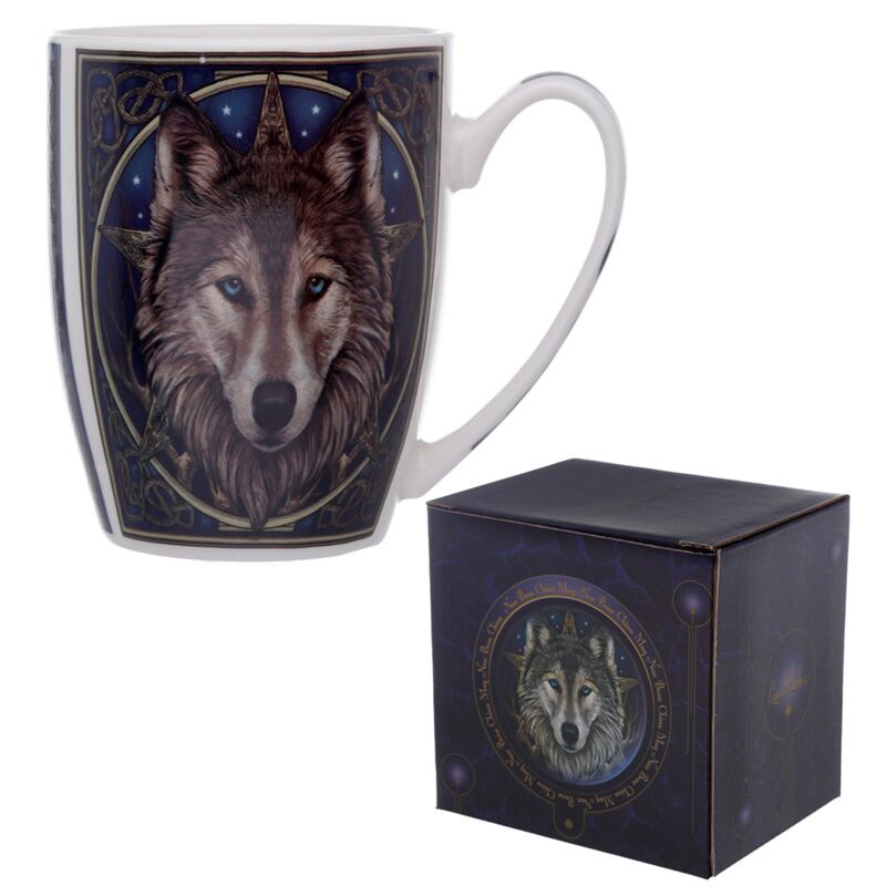 'Wild One' Porcelain Mug - A Lisa Parker Wolf Design
