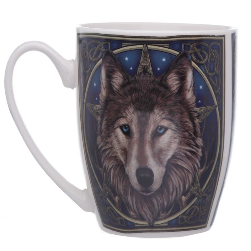 'Wild One' Porcelain Mug - A Lisa Parker Wolf Design