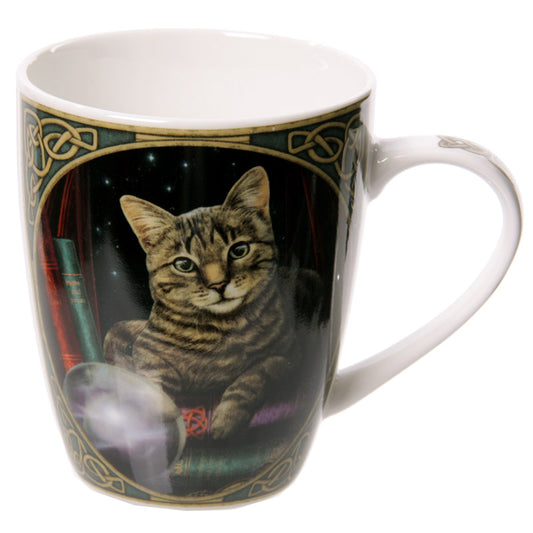 'Fortune Teller' - A Lisa Parker Cat Design Porcelain Mug
