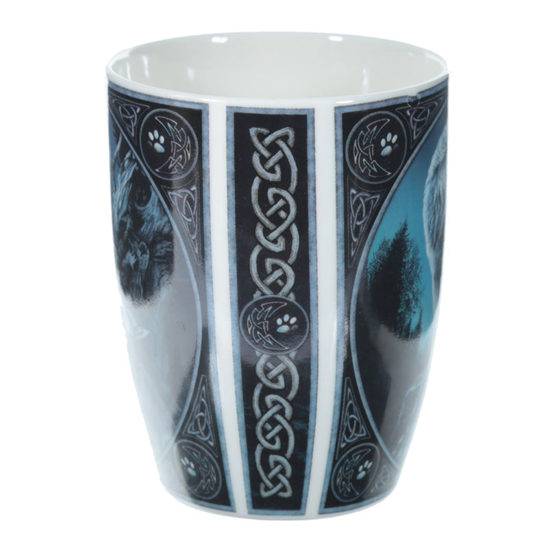 'Guidance' - A Lisa Parker Wolf Design Porcelain Mug