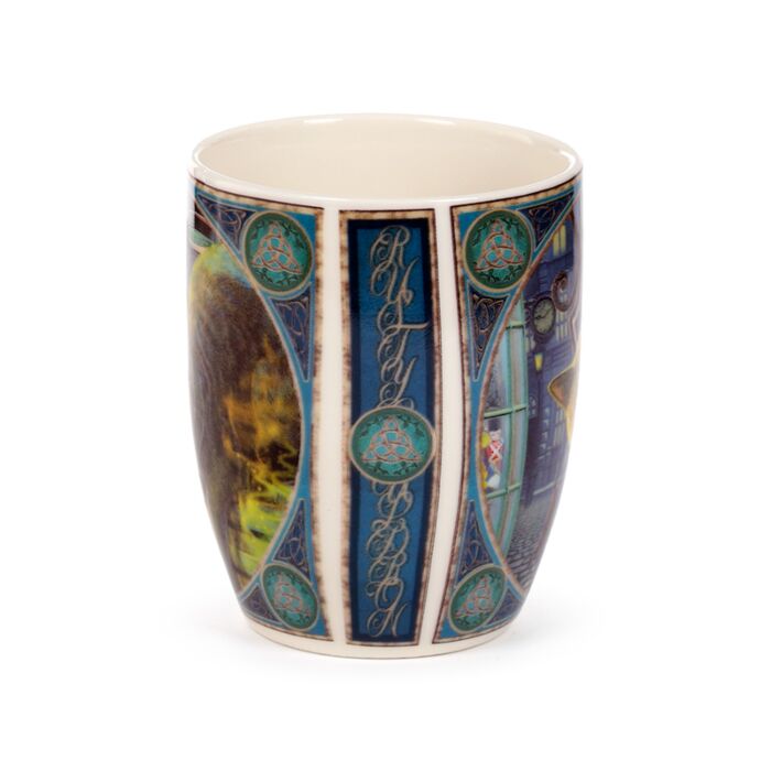 'Rusty Cauldron' - A Lisa Parker Cat Design Porcelain Mug