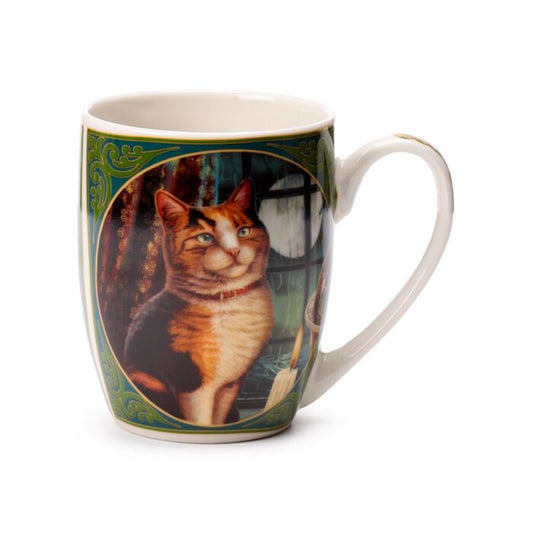 'Adventure Awaits' - A Lisa Parker Cat Design Porcelain Mug