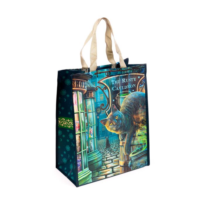 'The Rusty Cauldron' Reusable Bag - A Lisa Parker Cat Design